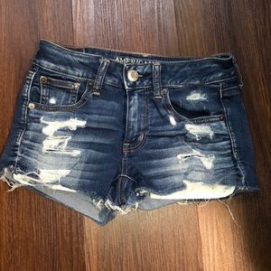 American eagle jean shorts